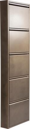 Wand-Schuhschrank Caruso mit 5 Klappfächern