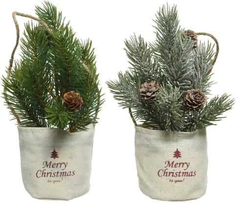 Árboles de Navidad minis artificiales Mibam, 2 uds.