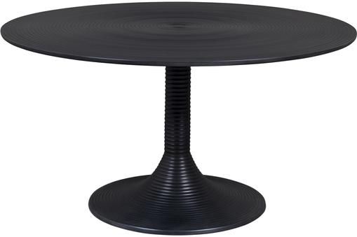 Tavolino da salotto rotondo color nero Hypnotising
