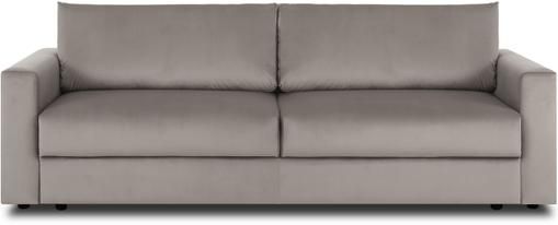 Samt-Schlafsofa Tasha in Taupe