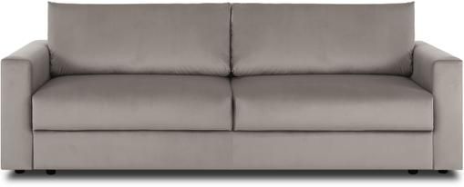 Samt-Schlafsofa Tasha in Taupe