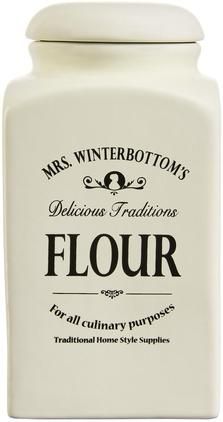 Aufbewahrungsdose Mrs Winterbottoms Flour, Ø 11 x H 21 cm
