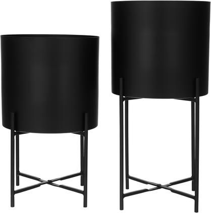 Übertopf-Set Mina aus Metall, 2-tlg.