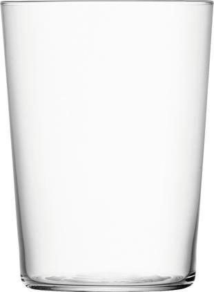 Filigrane Wassergläser Gio aus dünnem Glas, 6 Stück