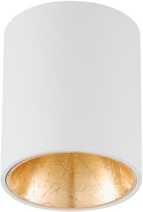 LED-Deckenspot Marty in Weiß-Gold mit Antik-Finish