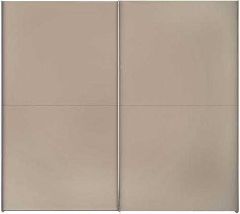 Kleiderschrank Oliver mit Schiebetüren in Beige