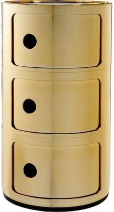 Design Container Componibili 3 Modules in Gold