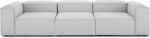 Modulares Sofa Lennon (4-Sitzer) in Hellgrau