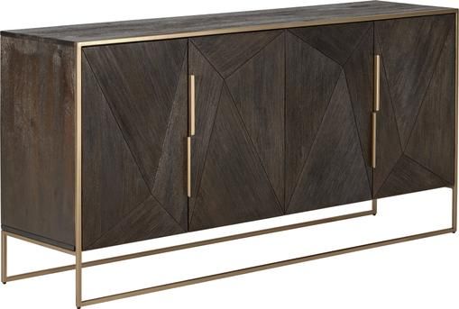 Sideboard Harry mit Türen aus massivem Mangoholz