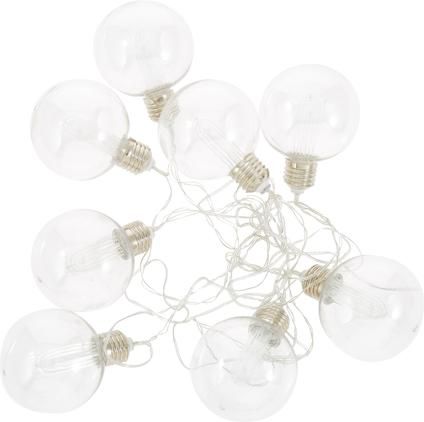 Guirnalda solar de luces Chania, 245 cm, 8 luces