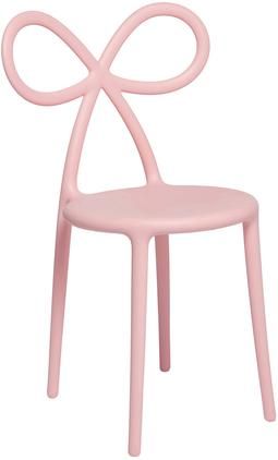 Kunststoff-Stuhl Ribbon in Rosa