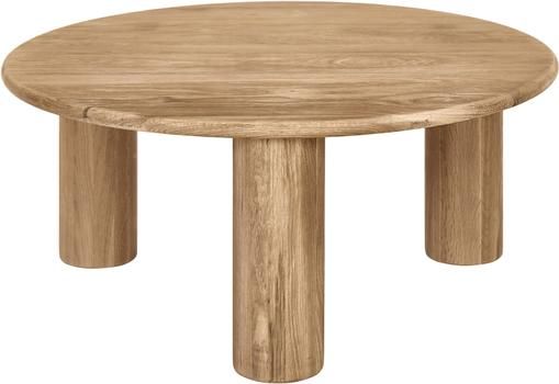 Okrúhly konferenčný stolík z dubového dreva Didi
