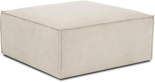 Sofa-Hocker Lennon in Beige aus Cord