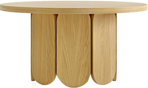 Okrúhly drevený konferenčný stolík Soft