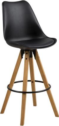 Barstühle Dima in Schwarz, 2 Stück