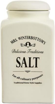 Aufbewahrungsdose Mrs Winterbottoms Salt, Ø 11 x H 21 cm