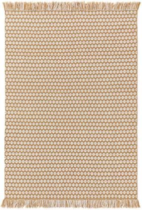 In- u0026 Outdoor-Teppich Morty mit Ethnomuster und Fransen