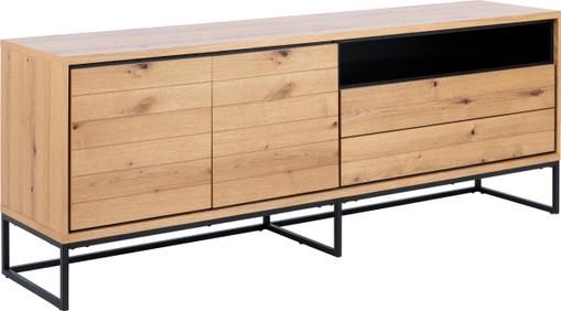 Sideboard Dalarna mit Türen und Eichenholzfurnier