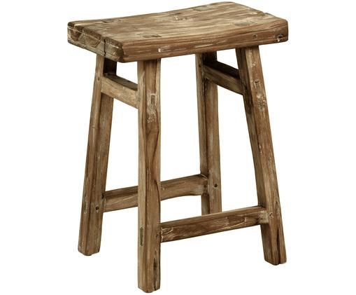 Hocker Rustic aus Teakholz, Teak